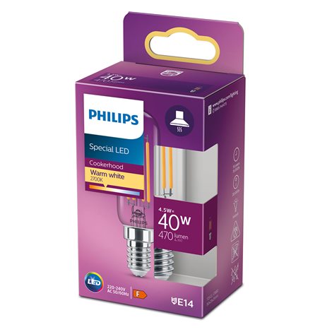 LED classic 40W T25L E14 CL ND RF LED Žárovka 4,5W 470lm 2