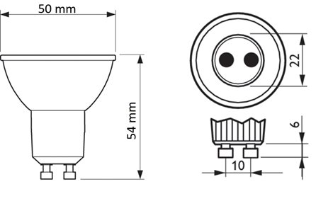 LED žárovka PhilipsMASTER LEDspotValue D 680lm GU10 940 120D 6,2W 680lm 4000K, stmívatelná 2