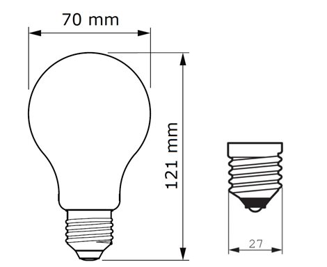 LED žárovka Philips Classic 150W A67 E27 WW FR ND 17,5W 2452lm 3