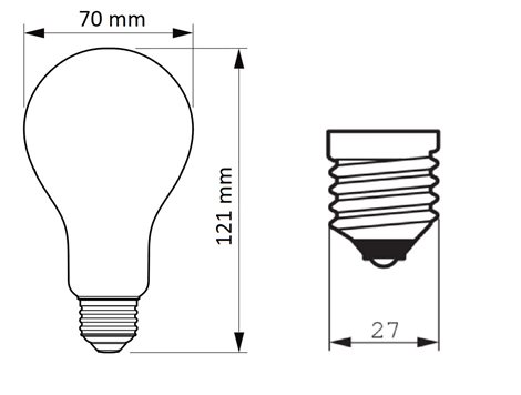 LED žárovka Philips Classic 150W A67 E27 CW FR ND 17,5W 2452lm 3