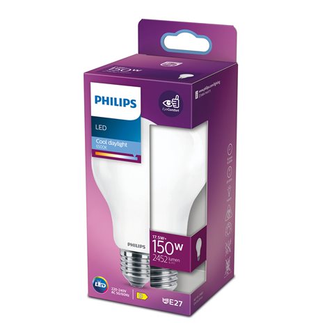 LED žárovka Philips Classic 150W A67 E27 CDL FR ND 17,5W 2452lm 2