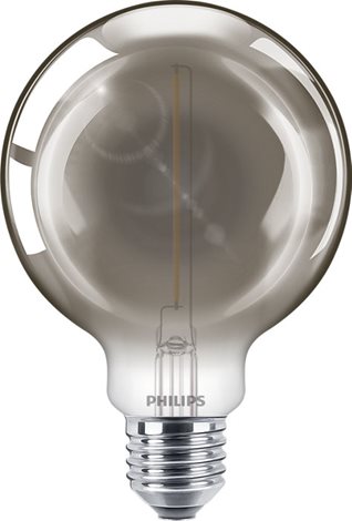 Vintage LED žárovka classic smoky E27 G93 2W 100lm 1