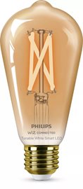 WiZ Smart LED Žárovka Filament oranžová 7 W (ekv. 50 W) 640lm 2000-5000K ST64 E27