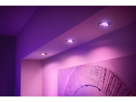 Hue WACA Centura podhledové LED svítidlo GU10 5,7W 350lm 2000-6500K RGB IP20 kulaté, bílé 7
