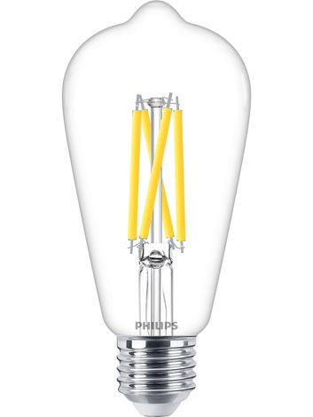 MASTER Value LEDBulb D 5.9-60W E27 927 ST64 CL G LED Žárovka 5,9W 806lm 1