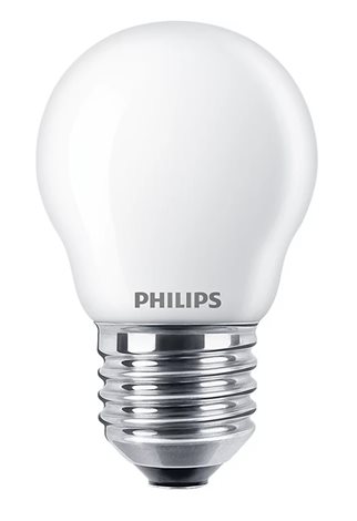 MASTER Value LEDLuster D 3.4-40W E27 P45 927 FR G LED Žárovka 3,4W 470lm 1
