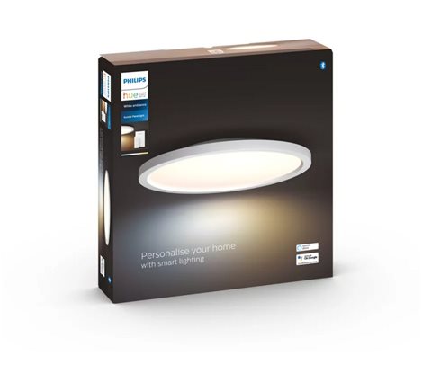 Hue Aurelle přisazený LED panel RD S (kulatý) O 39,5 cm, bílá 15