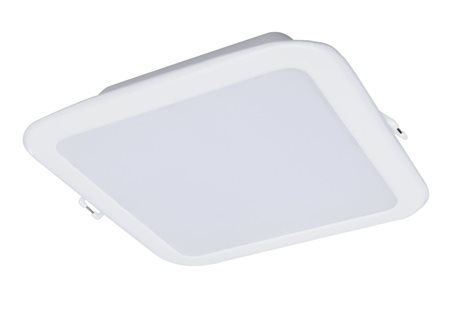 DN065B G4 LED12/830 12W 220-240V L150 SQ Zapuštěný tenký downlight tvar čtverce, 12W, 1200lm, 3000K 1