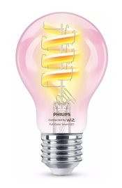 WiZ Smart LED Žárovka s tradičním vzhledem, čirá, 40 W 470lm 2200-6500K (RGB) A60 E27