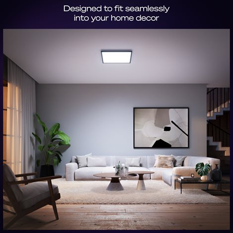 Hue Aurelle přisazený LED panel SQ XL (čtverec) 60x60cm, černá 11