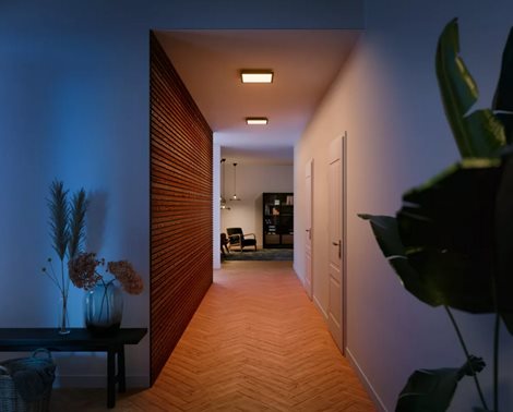 Hue Aurelle přisazený LED panel SQ S (čtverec) 30x30cm, černá 9