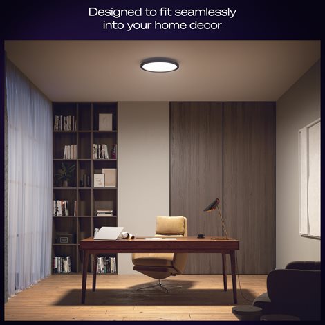 Hue Aurelle přisazený LED panel RD S (kulatý) O 39,5 cm, černá 11