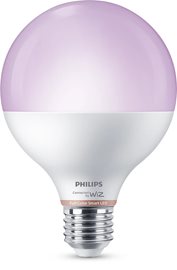 WiZ Smart LED Kulová žárovka 11 W (ekv. 75 W) 1055lm 2200-6500K G95 E27