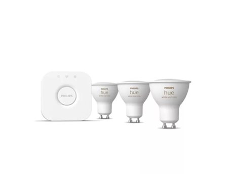 Hue Philips LED žárovka GU10 4,2W, nastavitelná bílá, 3 ks, EU 2