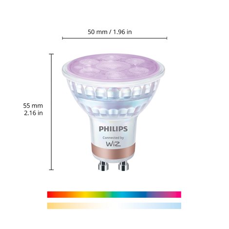 WiZ Smart LED 50W PAR16, 2× GU10 345lm 2200-6500K 6