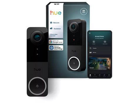 Hue Secure kabelový videozvonek 12V, Zigbee/Bluetooth 5