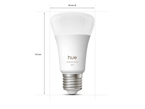 Hue WCA 810 smart žárovka A60 E27, 6W, 810lm (2ks) 3