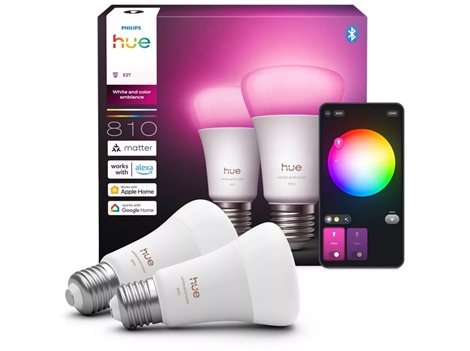 Hue WCA 810 smart žárovka A60 E27, 6W, 810lm (2ks) 4