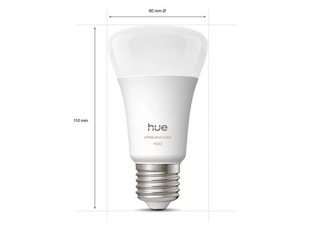 Hue WCA 2 x smart žárovka A60 E27, 8,1W, 1100lm, vypínač se stmívačem 3