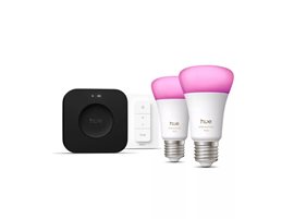 Hue WCA 2 x smart žárovka A60 E27, 8,1W, 1100lm, vypínač se stmívačem