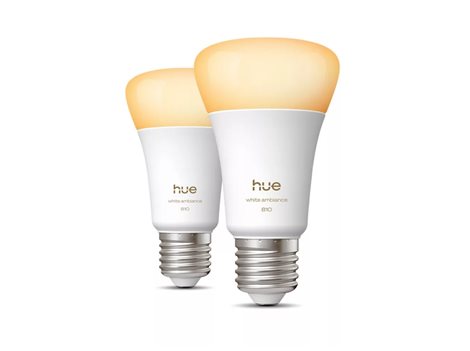 Hue WA 810 smart žárovka A60 E27, 8W, 810lm, teplá bílá (2 ks) 1