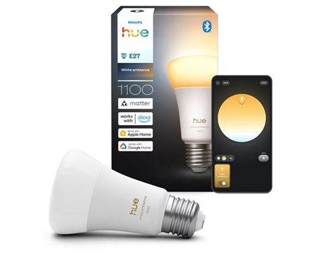 Hue WA 1100 smart žárovka A60 E27, 9,5W, 1100lm, teplá bílá 4