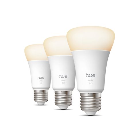 Hue W 810 smart žárovka A60 E27, 7W, 810lm, teplá bílá (3 ks) 1