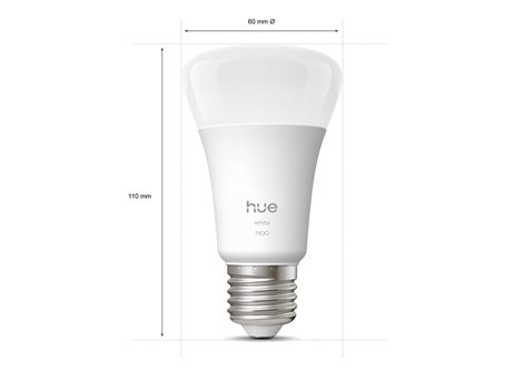 Hue W 1100 smart žárovka A60 E27, 9,5W, 1100lm, teplá bílá (2 ks) 3
