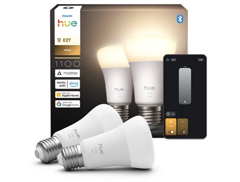 Hue W 1100 smart žárovka A60 E27, 9,5W, 1100lm, teplá bílá (2 ks) 4