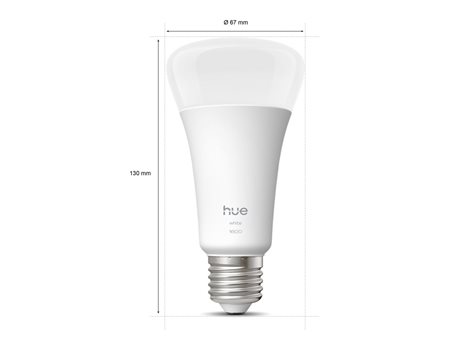 Hue W 1600 smart žárovka A67 E27, 13,5W, 1600lm, teplá bílá 3