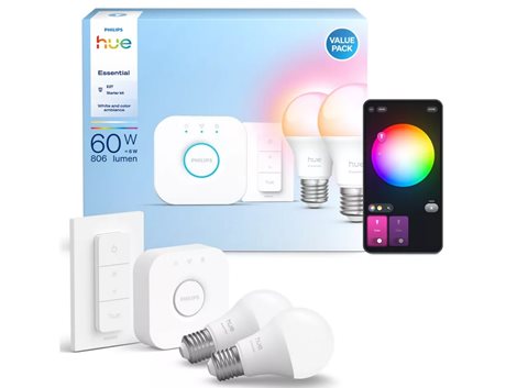 Hue Essential WCA 806 žárovka 460 2x E27, 9W, 806lm, dimmer switch 4