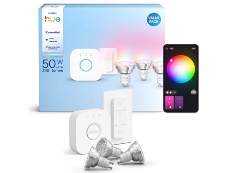Hue Essential WCA 345 žárovka 4,7W, 345lm, GU10 (3 ks) 4