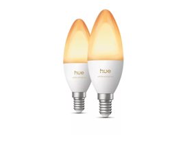 Hue Philips LED žárovka B39 E14, nastavitelná bílá, 2 ks, EU