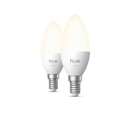 Hue Philips LED žárovka B39 E14, teplá bílá, 2 ks, EU