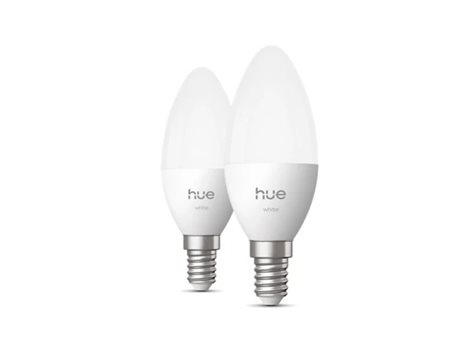 Hue Philips LED žárovka B39 E14, teplá bílá, 2 ks, EU 2