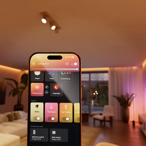Hue Philips modul  nástěnného vypínače,6A, 2 kanály, EU 9
