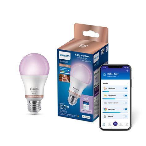 Wiz Smart LED žárovka 12,5W (ekv. 100W) 1521lm 2700-6500K A60 E27 2