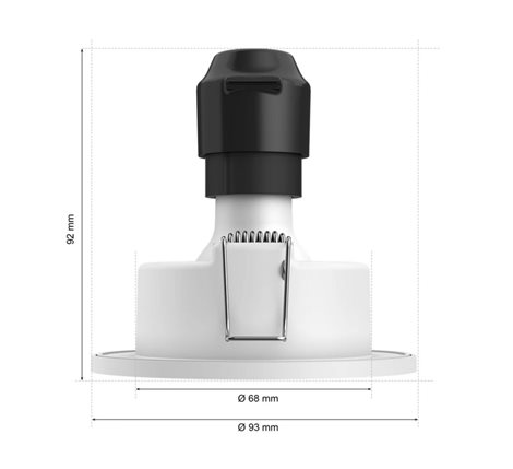 Hue Adore recessed koupelnové svítidlo kulaté 3x4,2W, 2000-6500K, IP44, bílá (3ks) 12