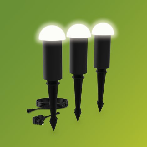 GardenLink Edwina venkovní stojací LED lampa LED 4,5 W, 2700K, 24V, černá 2