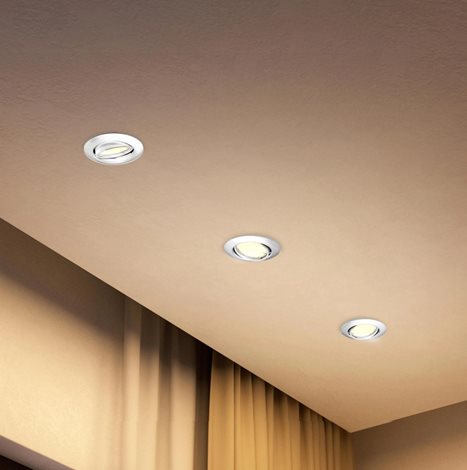 Peridot Rec Kit Rd zapuštěné svítidlo kulaté 7W, AC 220-240, IP20, (3 ks), bílá 5