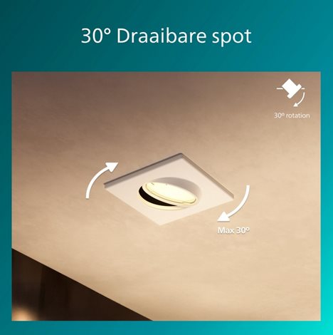 Peridot Rec Kit Sq zapuštěné svítidlo hranaté 7W, AC 220-240, IP20, (3 ks), bílá 6