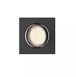 Peridot Rec Kit Sq zapuštěné svítidlo hranaté 7W, AC 220-240, IP20, černá
