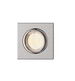 Peridot Rec Kit Sq zapuštěné svítidlo hranaté 7W, AC 220-240, IP20, nikl