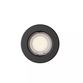 Peridot Rec Kit Rd zapuštěné svítidlo kulaté 7W, AC 220-240, IP20, černá
