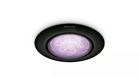 Philips LED bodové svítidlo GU10, sada s RGB žárovkou, černá, 1 ks 2