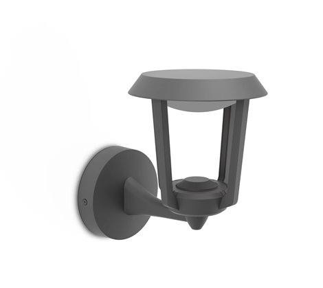 Nuvy nástěnná lampa 4,3W 27K antracit 1