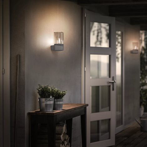 Nayl nástěnná lampa 4W 27K antracit 9