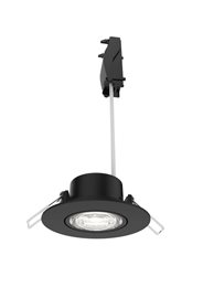 Zapuštěné bodové svítidlo Cilantro Step 5W, 99lm/W, 4000K, černá