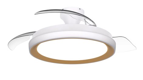Bliss DC stropní ventilátor a svítidlo 28W+35W zlatý 1