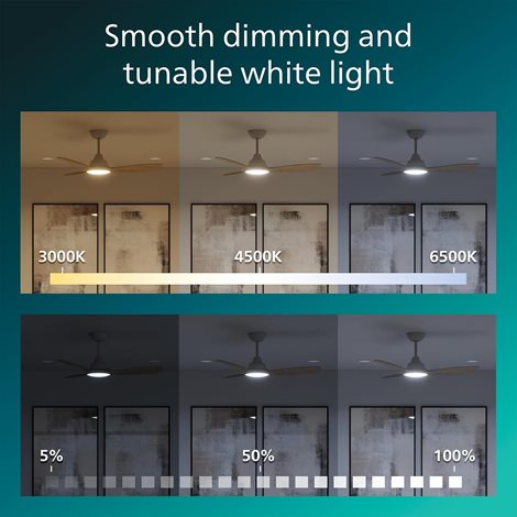 Olas stropní ventilátor a svítidlo 30W+24W bílá 8